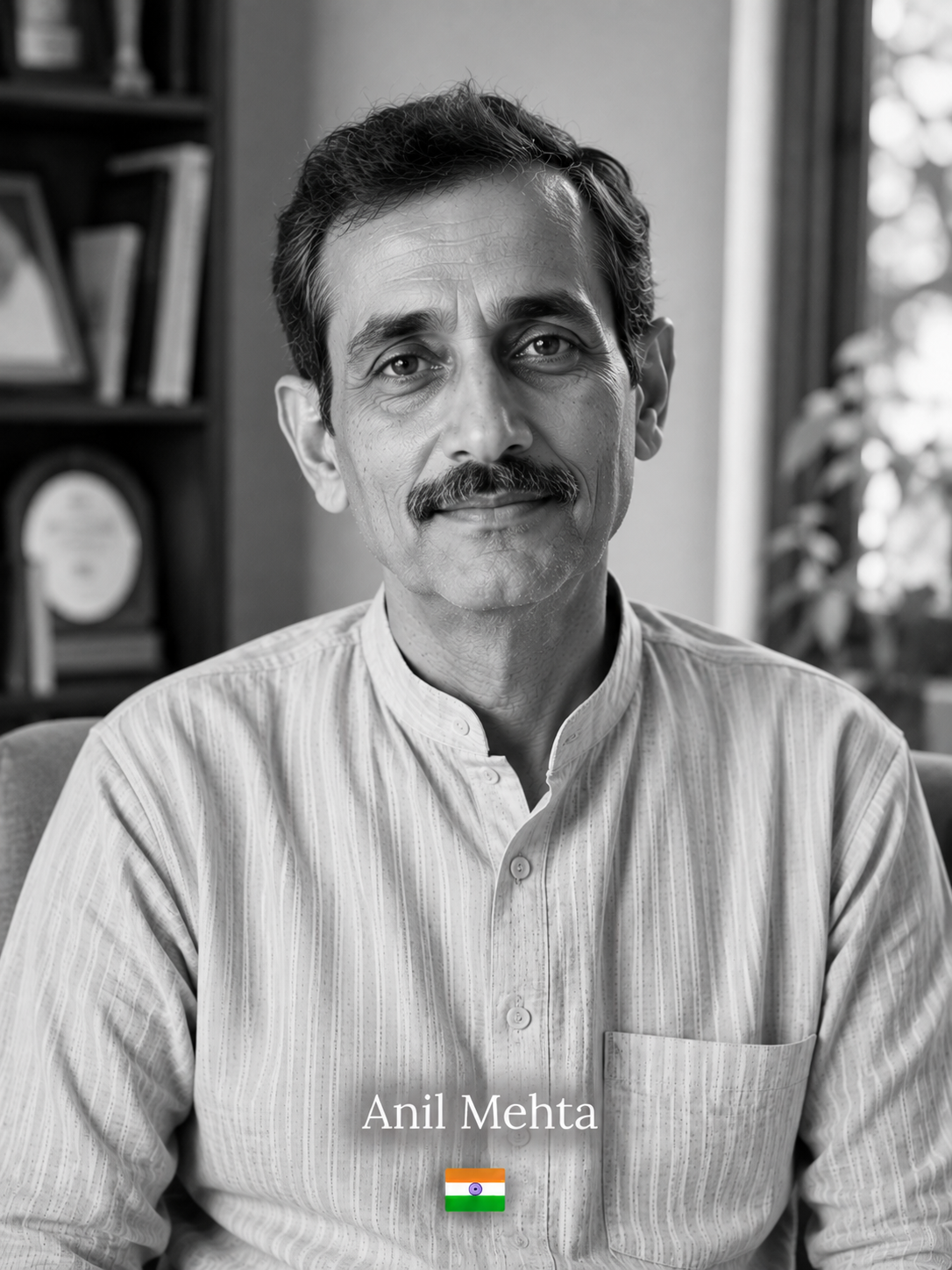 Anil Mehta Portrait